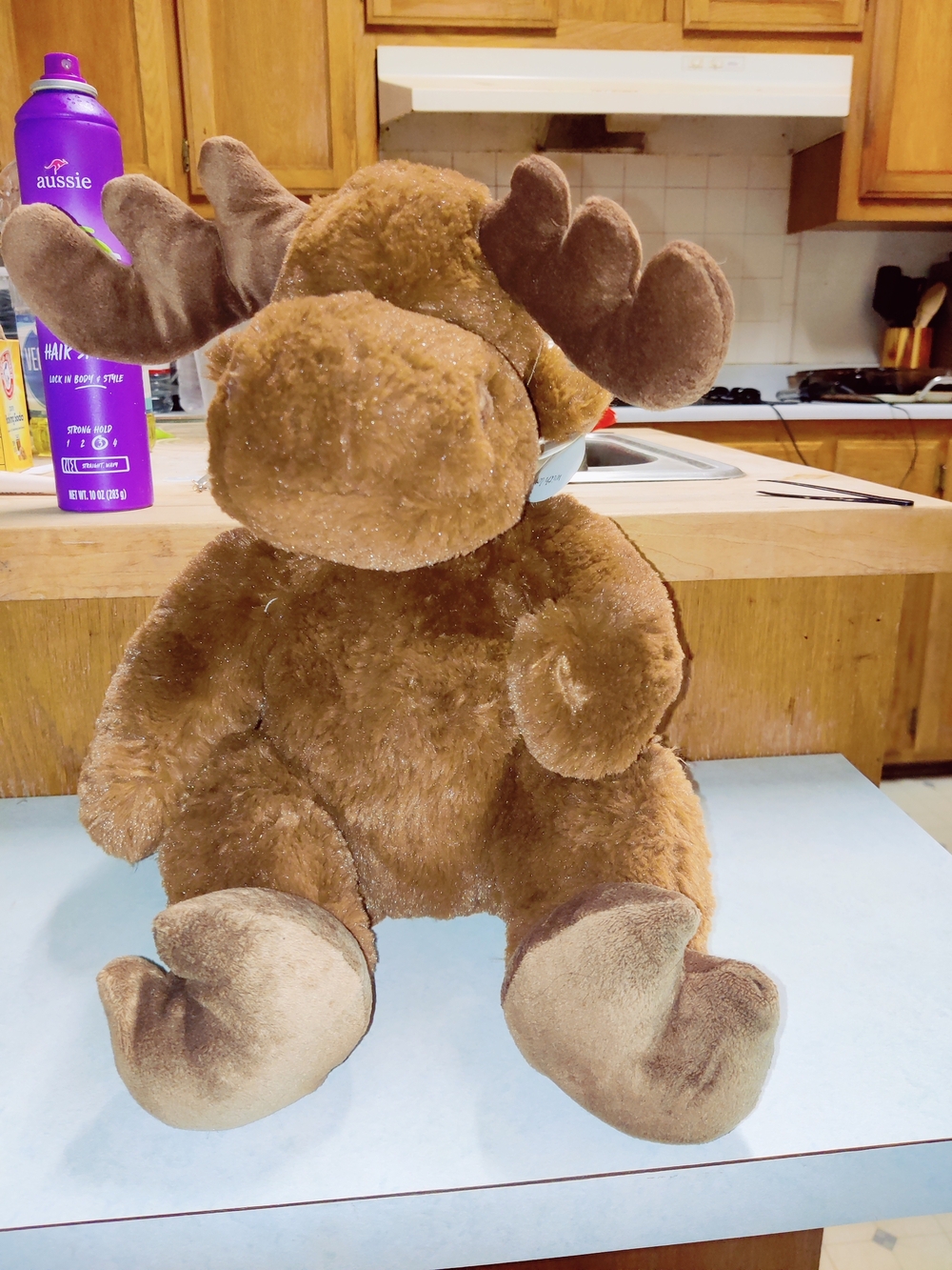 NWT Wishpets Brown Moose 10" Super Soft Plush Toy